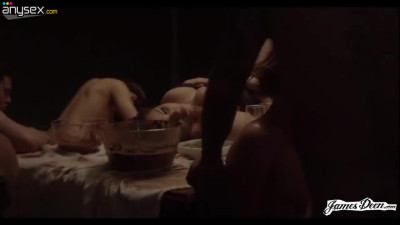 Give your pussy to serve it for lunch in a group orgy on the table