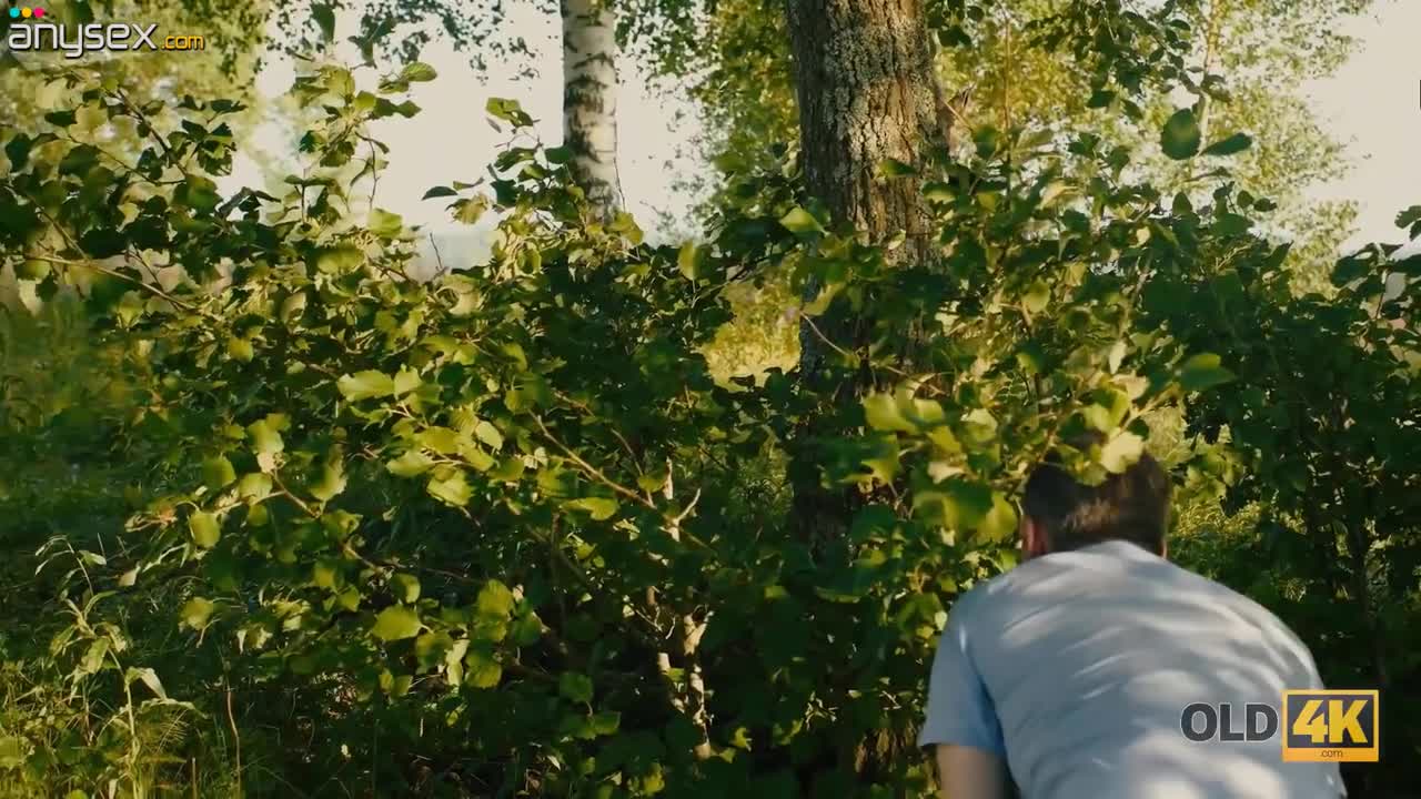 Old voyeurist invited to fuck busty nerdy teen in the wild Free Porn Videos | ePornAny.