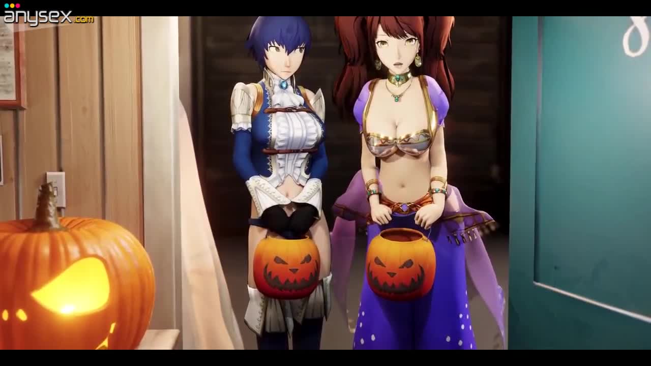 Persona 4 - Halloween foursome for Rise and Naoto 3D Free Porn Videos | ePornAny.