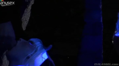 Sex-crazy dude Rocco Siffredi fucks two amazing butt hole sin a dark