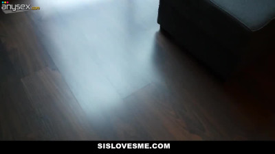 Webcam striptease stepsister Zoe Parker doesn't mins sucking stepbrothers big cock