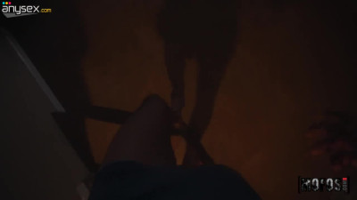 Bootyful stranger girl in the kitchen turned out to be a good cock sucker