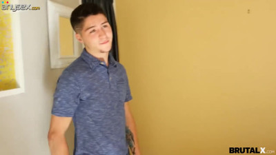 Dolly Leigh is fucked hard in mouth and pussy by one brutal guy
