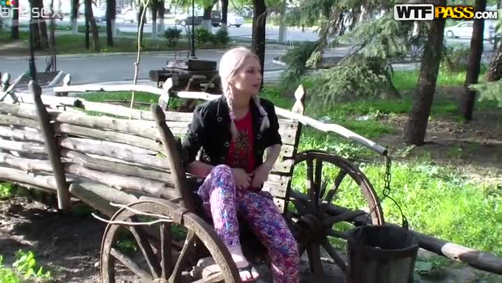 Sexy blonde babe on the pierce picked up for outdoor quickie Free Porn Videos | ePornAny.