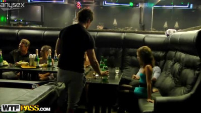Slutty chicks Joana, Demi, Malika and Kamali share one lucky man