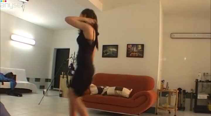 Sexy Czech brunette girl in black dress stripteasing Free Porn Videos | ePornAny.