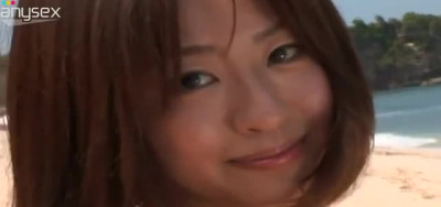 Busty brunette Jap chick Hitomi Kitamura all soaped up for show