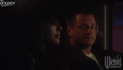 A dude is watching the couple fucking on a couch