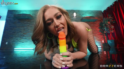 Arousing Milf Callie Black in fishnets offers her anal for intense drilling