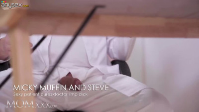 Blond chick Micky Muffin is fucked by kinky doctor with big cock Sreve Q