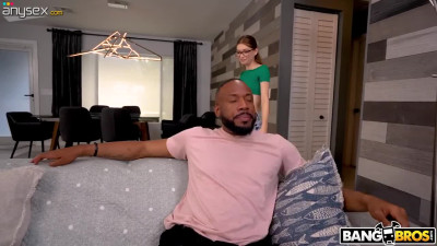 Tiny Slim Redhead Teen Takes Massive BBC Of Her Huge Stepdad In Her Needy Muff