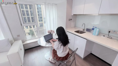 Sexy Busty Chinese Gal Reveals All Her Slutty Talents To Please the Landlord Thus, Paying the Rent