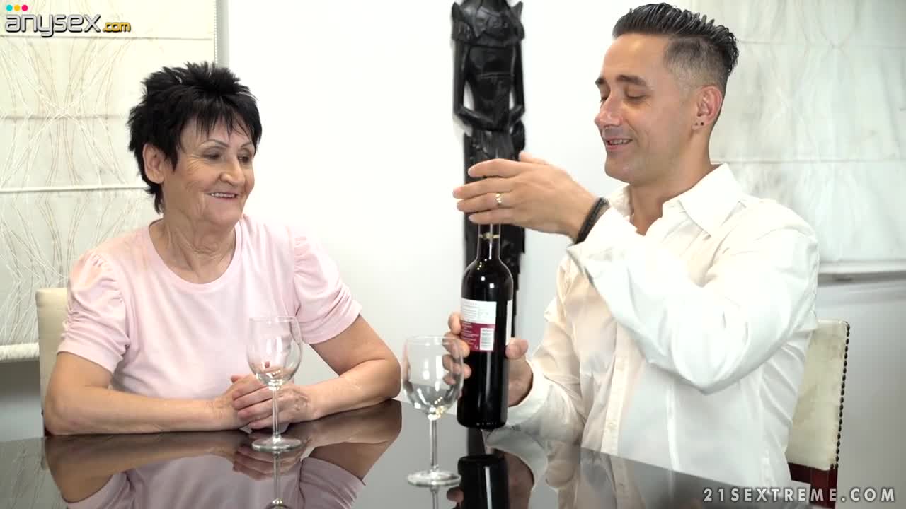 Young gigolo fucks mouth and pussy of naughty grannie Anastasia Free Porn Videos | ePornAny.