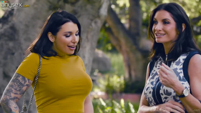 Silvia Saige will never forget beautiful lesbian sex in the garden