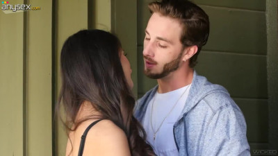 Cute brunette with dimples Eliza Ibarra is fucked and jizzed by hot blooded neighbor