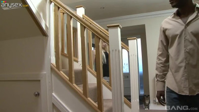 Whore wife April Paisley is cheating her husband with BBC neighbor