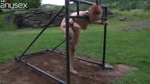 Restrained red head is punished outdoor Free Porn Videos | ePornAny.